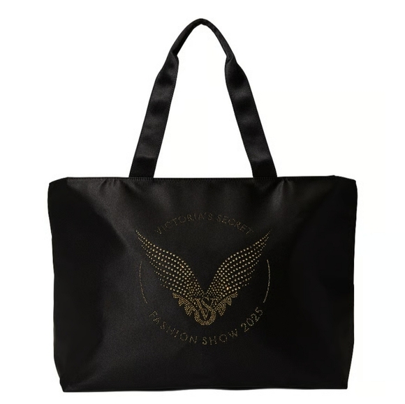 NWT! Victoria's Secret 2025 FASHION SHOW Black Tote - Picture 2 of 15